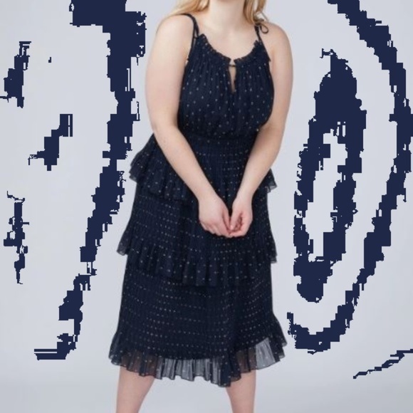 Lane Bryant Dresses & Skirts - FAST LANE HIGH-NECK MIDI DRESS